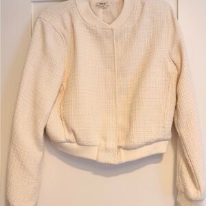 Jason Wu Cream Bomber Jacket